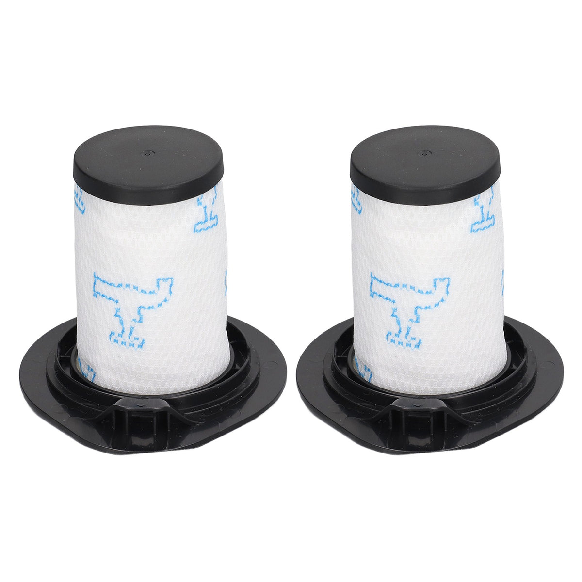 2 Pcs Robot Vacuum Replacement Filter for Rowenta ZR009002 RH9252 RH9276 RH9286