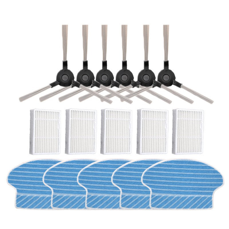 Replacement Parts Kit for Proscenic P1 P2 P3 Robot Vacuum, Side Brushes Filters Mop
