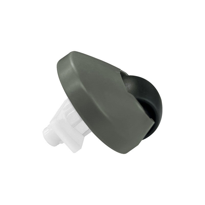 Omnidirectional Wheel Compatible with Roborock S7 MaxV Vacuum, Grey, ABS Zinc Alloy