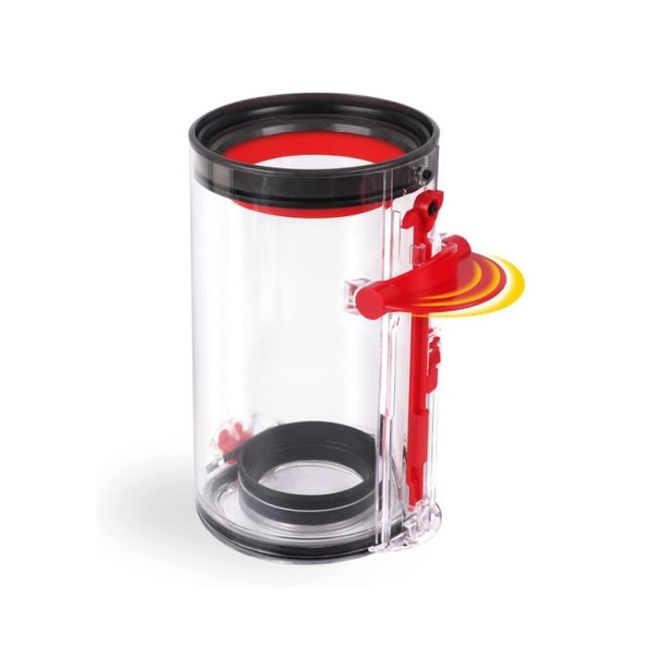 Replacement Dust Canister for Dyson V10 Vacuum, Transparent, Large Capacity