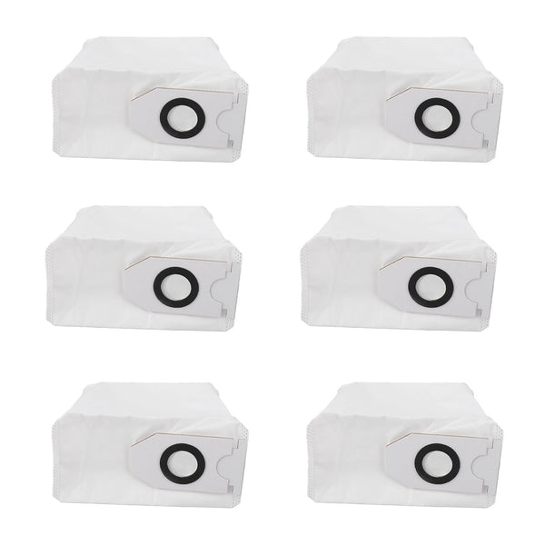 Robot Vacuum Dust Bags, 6-Pack, Non-Woven, Replacement for Midea V10 V12 W11
