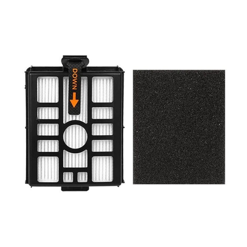 Vacuum Cleaner Filter Cotton Compatible with Shark WS642AE WS640AE, Replacement Accessories, Black & Orange