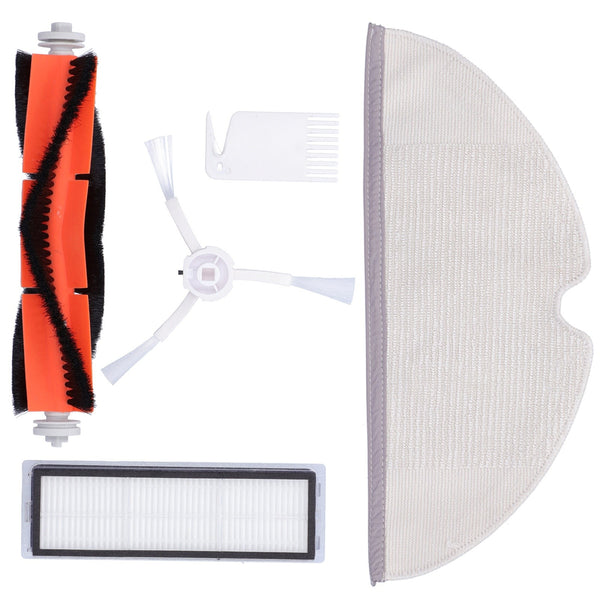 Replacement Kit for Xiaomi 1C Sweeper, Main Brush Side Brush Filter Mop