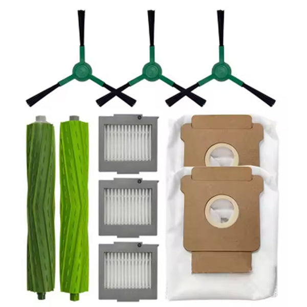 Compatible with iRobot Roomba 705/504 Vacuum Accessories, 1 Main Brush, 3 Side Brushes, 3 Filters, 2 Dust Bags