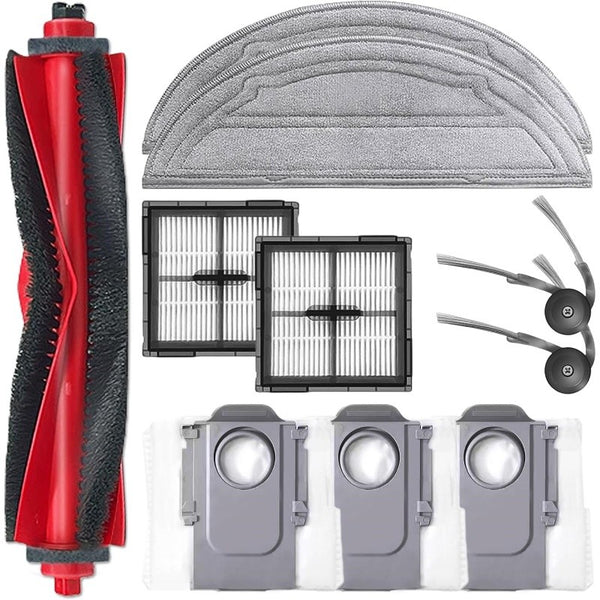Replacement Parts Kit for Roborock Q10 S5+, Multicolor, Main Brush, Filters, Dust Bag