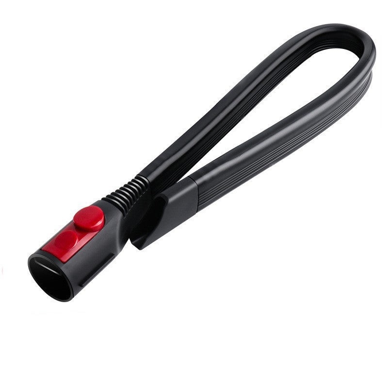 Long Soft Crevice Tool Compatible with Dyson V7 V8 V10 V11, Extended Reach, Black