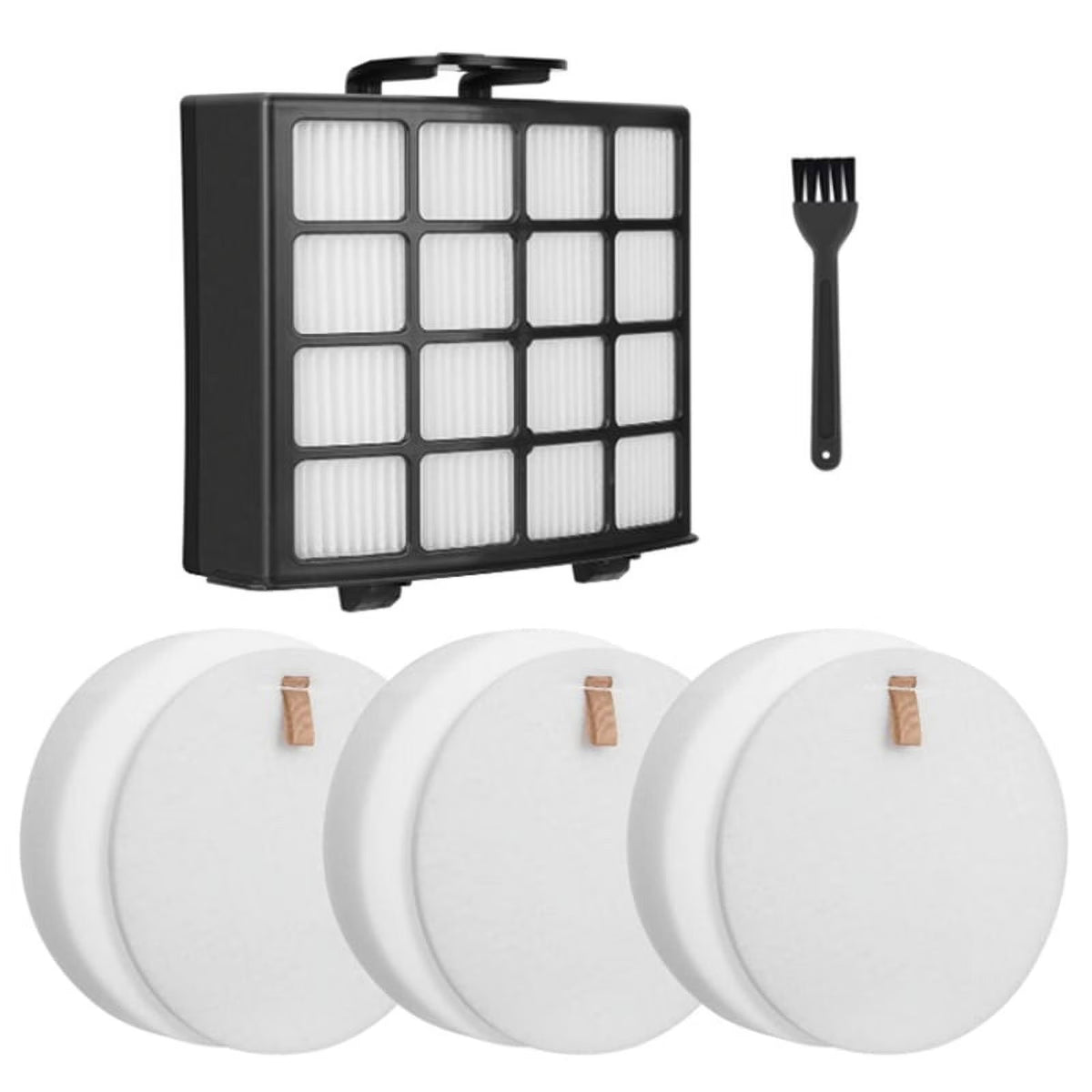 Replacement Filters for Shark Vertex DuoClean PowerFin AZ2000, AZ2000W, AZ2002, XFFKAZ2000