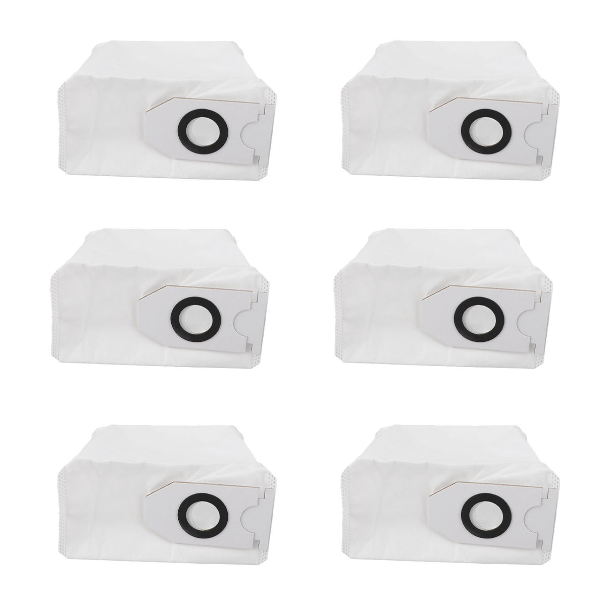 Robot Vacuum Dust Bags, 6-Pack, Non-Woven, Replacement for Midea V10 V12 W11