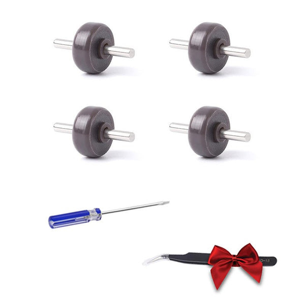 Vacuum Cleaner Bottom Cover Pressure Wheel Set, Dark Grey, Compatible with Dyson V6 V7 V8 V10 V11 V15
